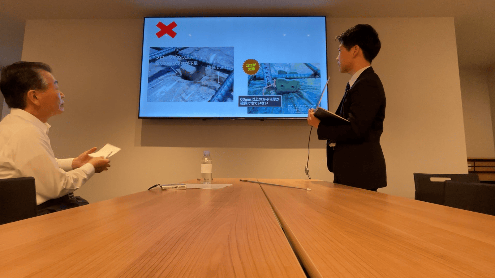 営業担当が見込み客に品質の良い会社の選び方を40分説明